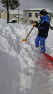 雪下ろし💪